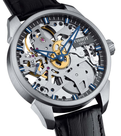 Tissot Squelette Noir – Mechanical Skeleton Masterpiece