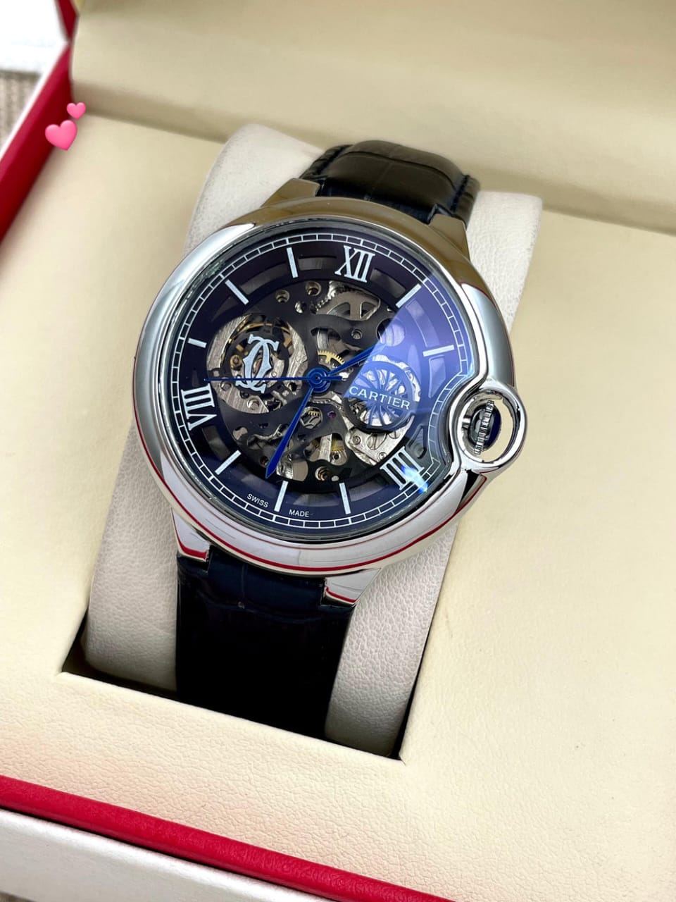 Cartier Ballon Bleu Skeleton – Blue Dial Automatic Watch