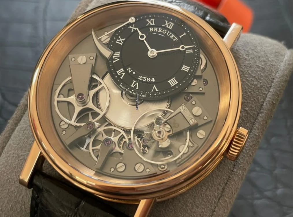 Breguet Tradition 7057 – Skeleton Dial Rose Gold Watch