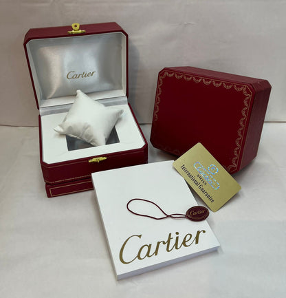 Cartier Celeste Complication – White Dial & Cognac Strap