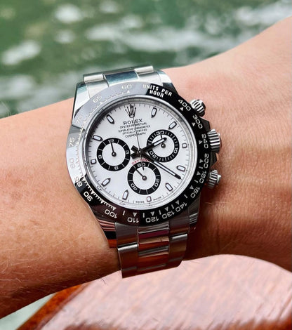 Rolex Cosmograph Daytona – White Dial Steel Chronograph