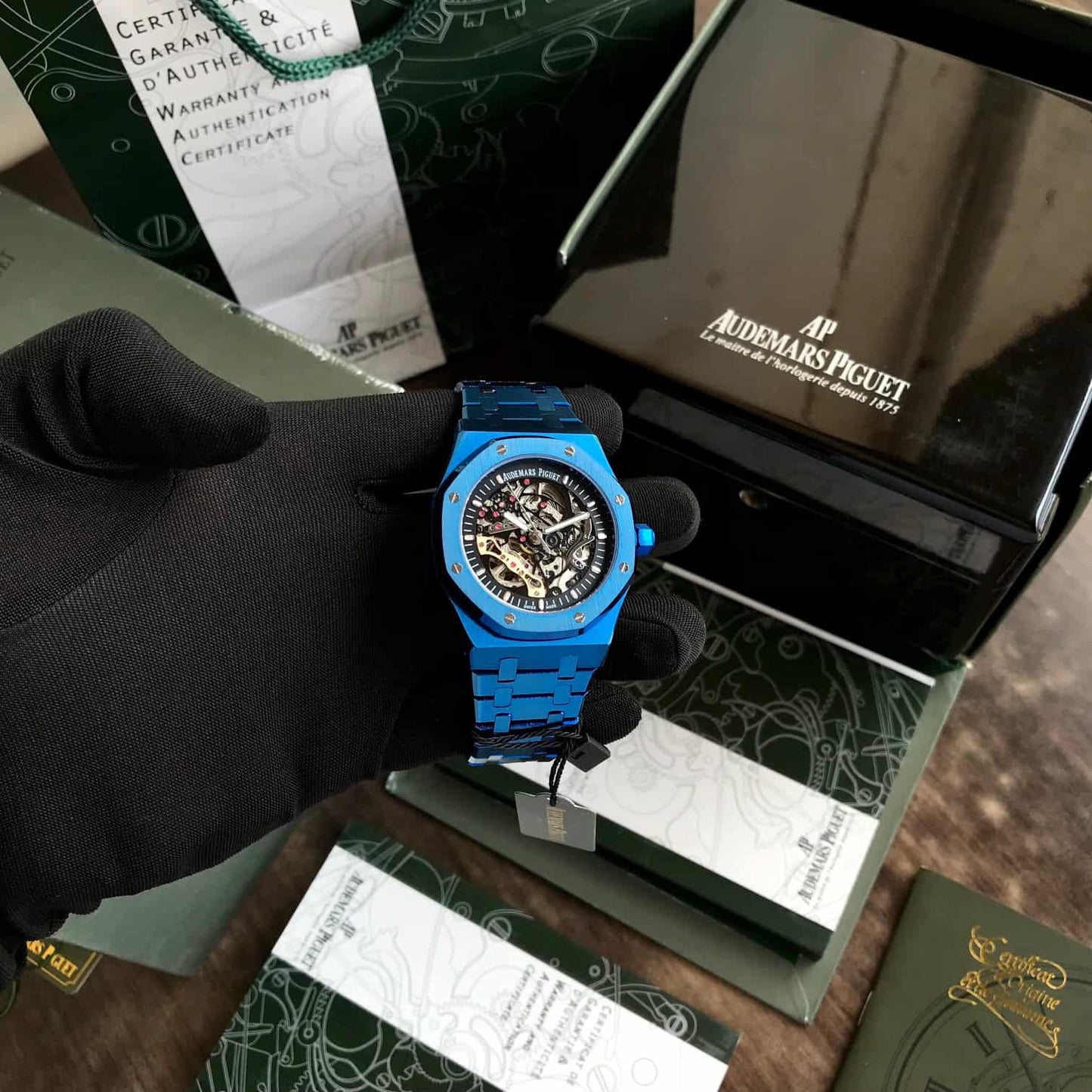 Audemars Piguet Royal Oak Double Balance Wheel Openworked – Blue Skeleton Edition