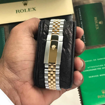 Rolex Date Just 41 Two Tone Automatic Mens Watch