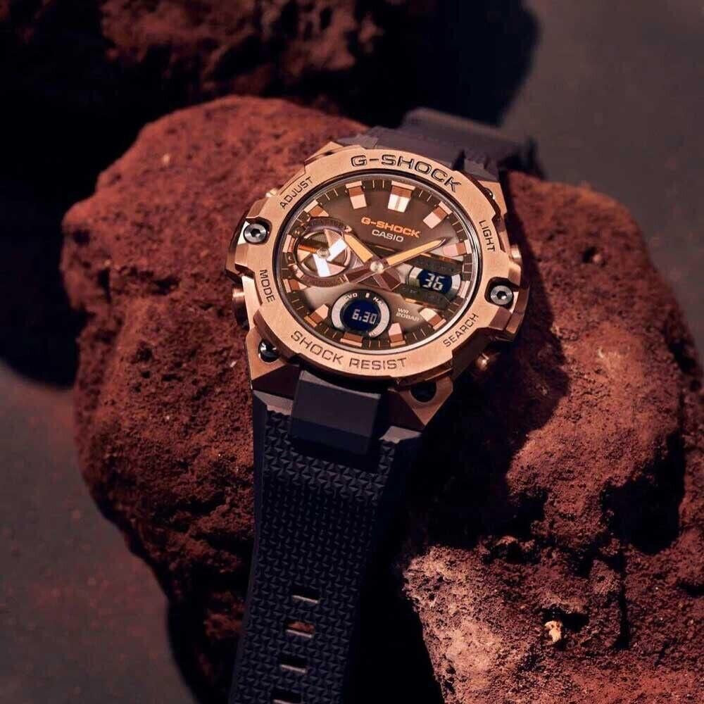 Casio Gshock Gravitymaster GR B100-1A4ER Rosegold Dial Mens Watch