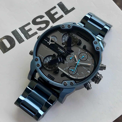 Diesel Mr. Daddy 2.0 BlueTitan – Quad Time Zone Chrono Edition
