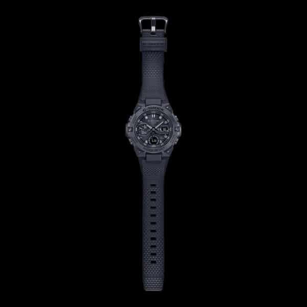 Casio Gshock B-400 Round Full Black Mens Watch