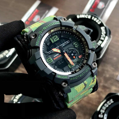 Casio G-Shock Mudmaster GG-1000-1A3DR Black Analog-Digital Dial Green Resin Strap Men’s Watch G662