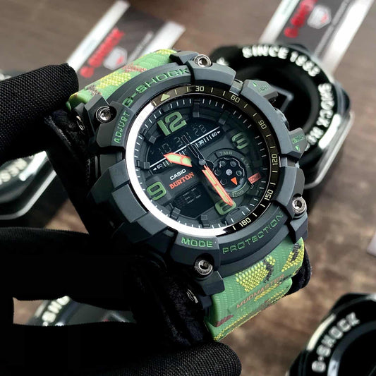 Casio G-Shock Mudmaster GG-1000-1A3DR Black Analog-Digital Dial Green Resin Strap Men’s Watch G662