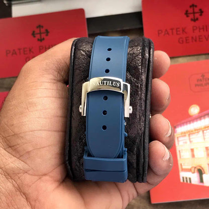 Patek Philippe Annual Calendar Moonphase – Blue Dial Rubber Strap Editio