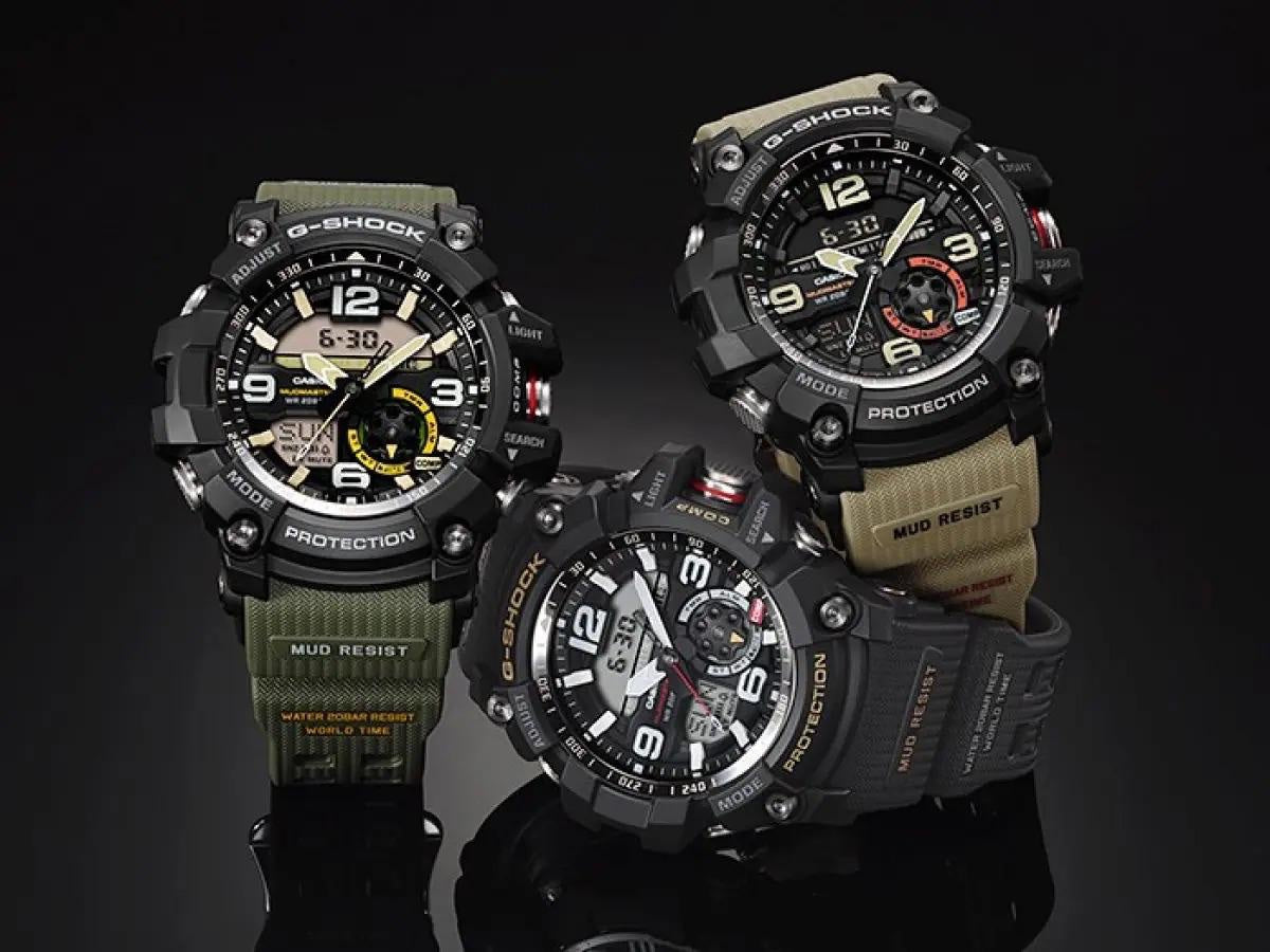 Casio G-Shock Mudmaster GG-1000-1ADR Black Analog-Digital Dial Black Resin Strap Men’s Watch G660