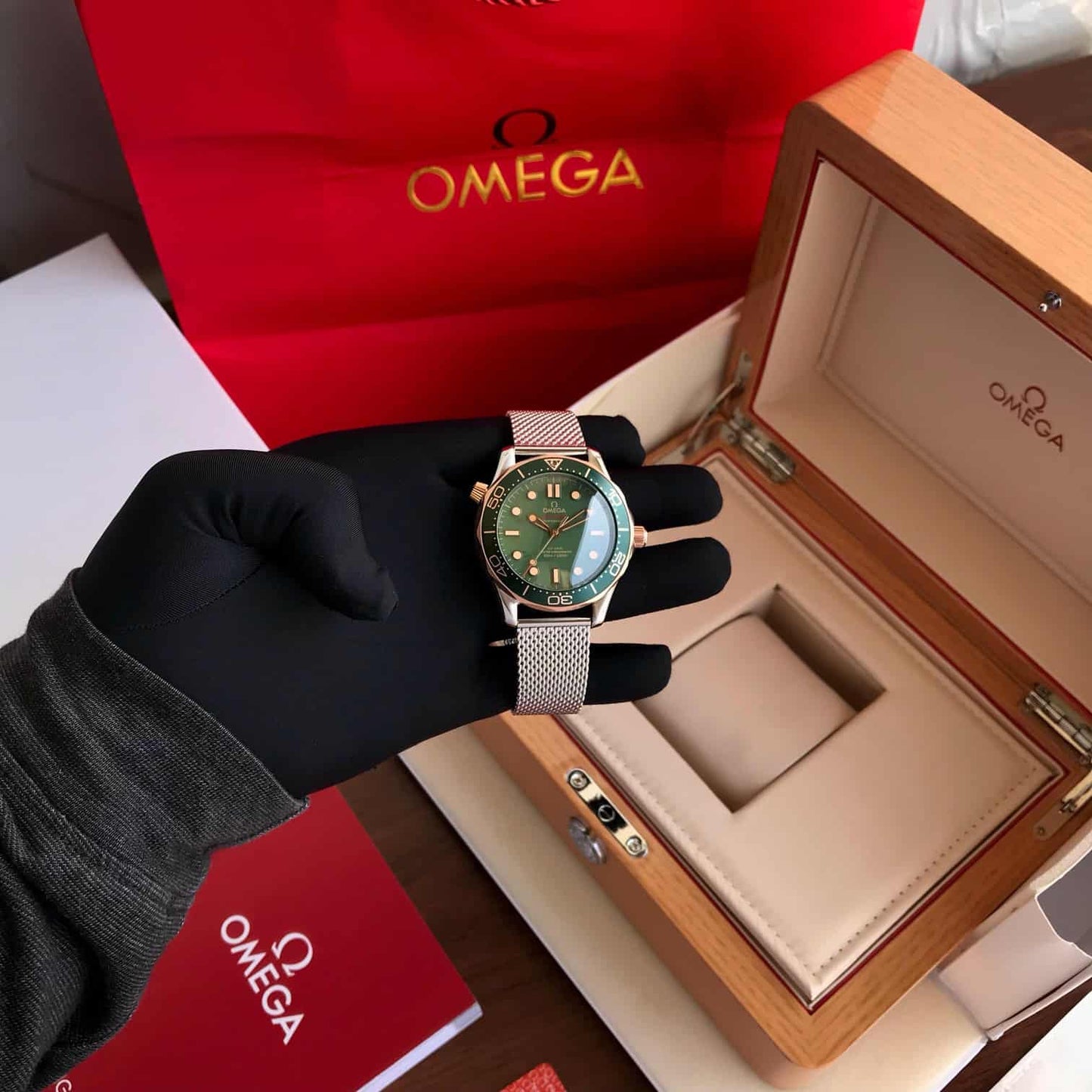 Omega Seamaster Bronze Gold Japanese Automatic Men’s Watch