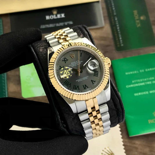 Rolex Date Just 41 Two Tone Automatic Mens Watch