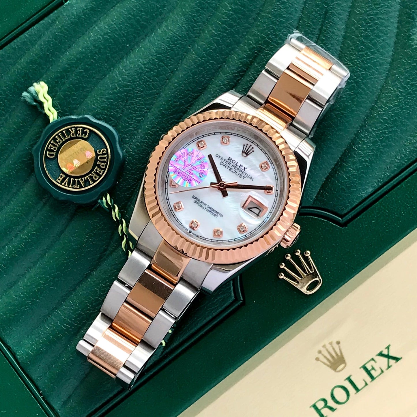 Rolex Date Just 41 Stainless Steel Japanese Automatic Mens Watch