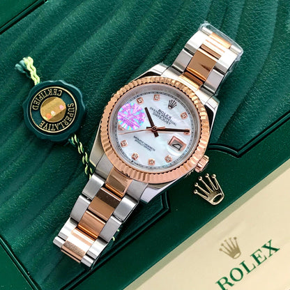 Rolex Date Just 41 Stainless Steel Japanese Automatic Mens Watch