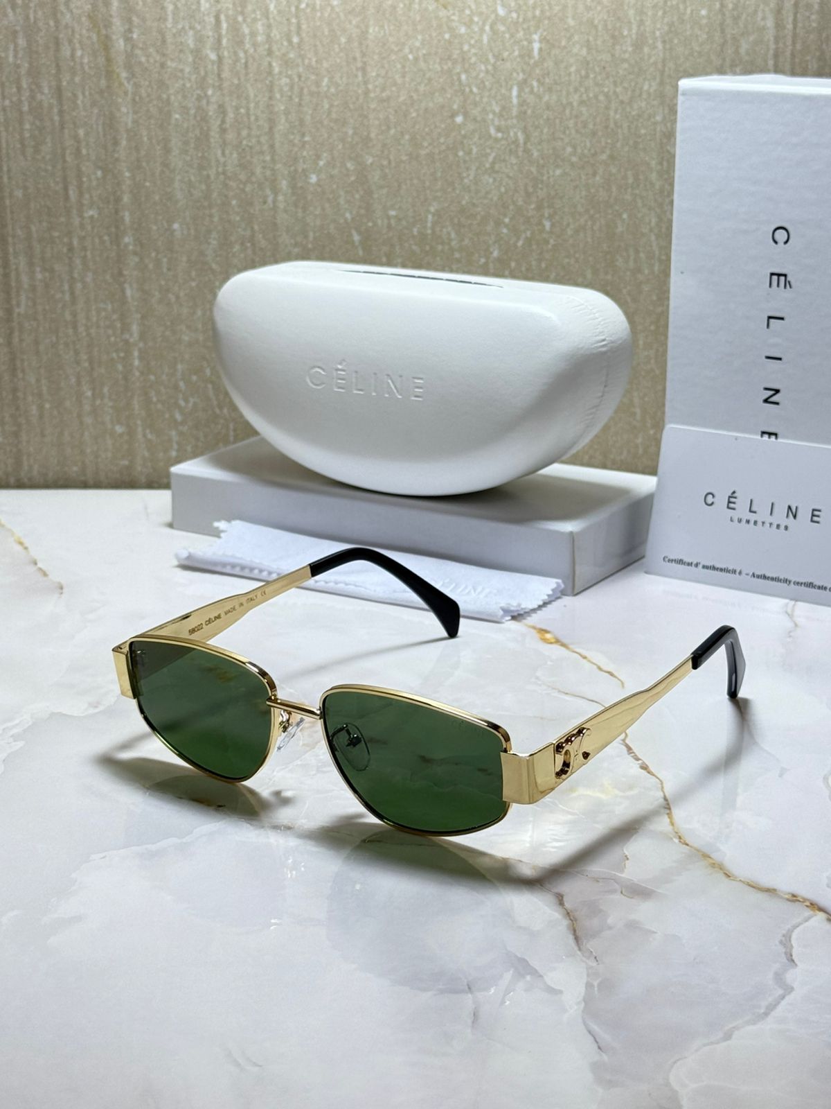 CÉLINE Gold Frame Sunglasses