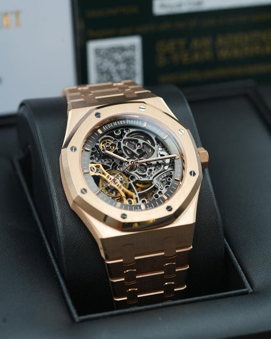 Audemars Piguet Royal Oak Skeleton Automatic – Rose Gold Edition