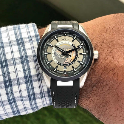 Omega Seamaster Worldtimer TerraLux – Black Rubber Edition