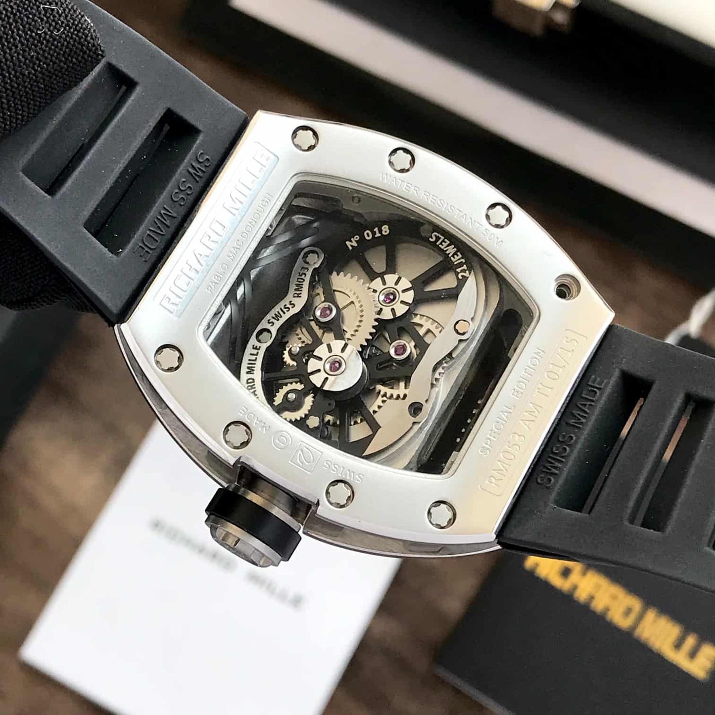Richard Mille Diamond Tonneau – Dual Dial Skeleton Edition