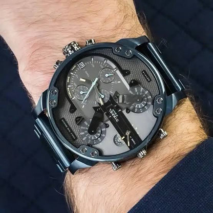 Diesel Mr. Daddy 2.0 BlueTitan – Quad Time Zone Chrono Edition