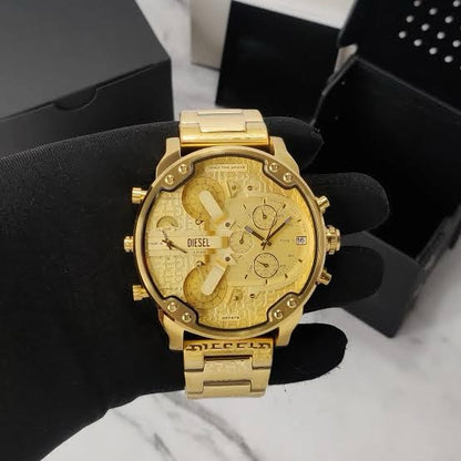Diesel Mr. Daddy 2.0 GoldForge – Multi-Time Zone Chrono Edition