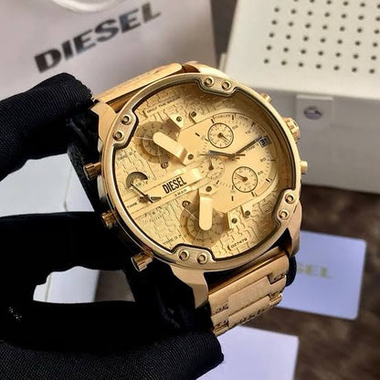 Diesel Mr. Daddy 2.0 GoldForge – Multi-Time Zone Chrono Edition