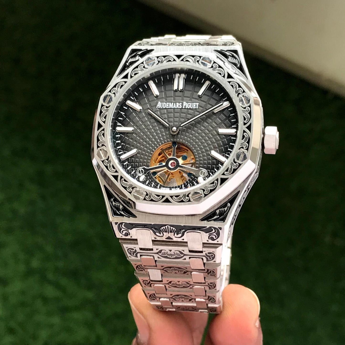 Audemars Piguet Royal Oak Tourbillon – Black Openworked Dial