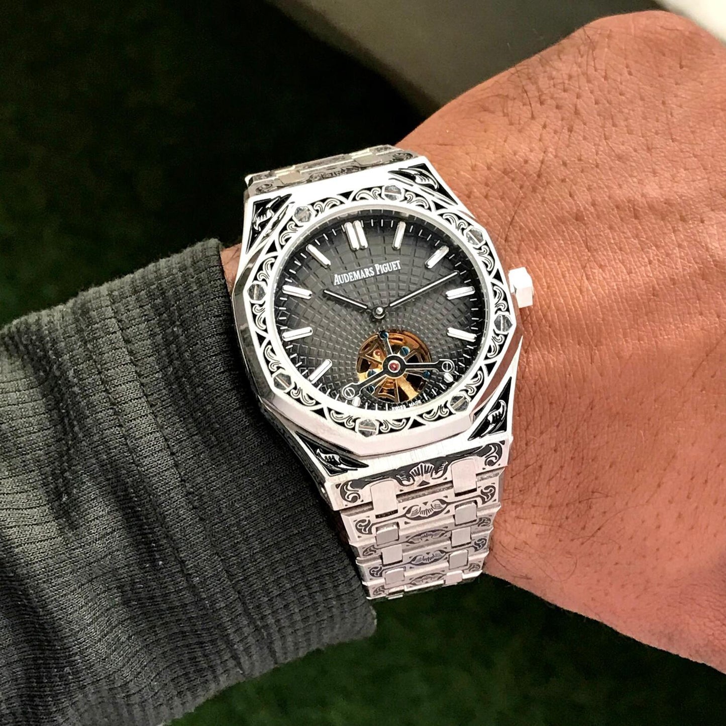 Audemars Piguet Royal Oak Tourbillon – Black Openworked Dial