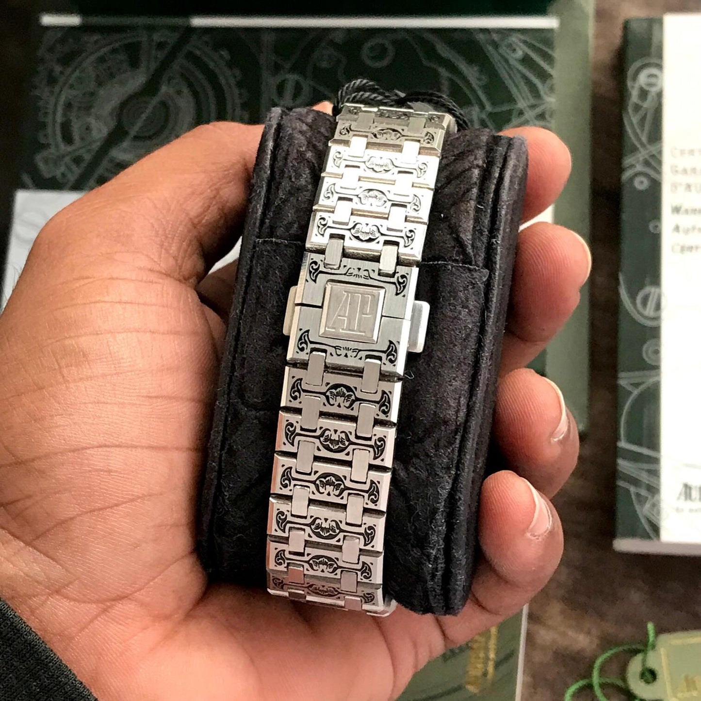 Audemars Piguet Royal Oak Tourbillon – Black Openworked Dial