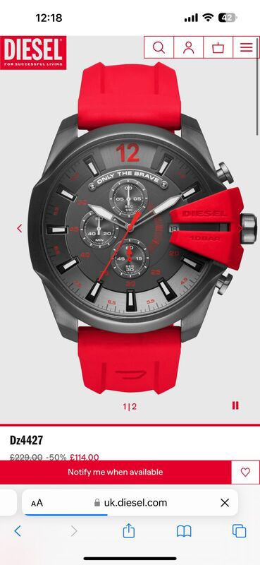 Diesel Mega Chief RedStrike – Tactical Chrono Edition