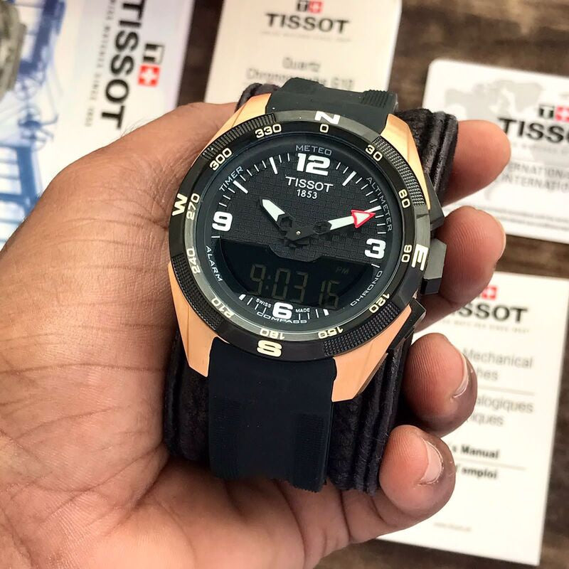 Tissot T-Touch Solar Pathfinder – Rose Gold Compass Edition