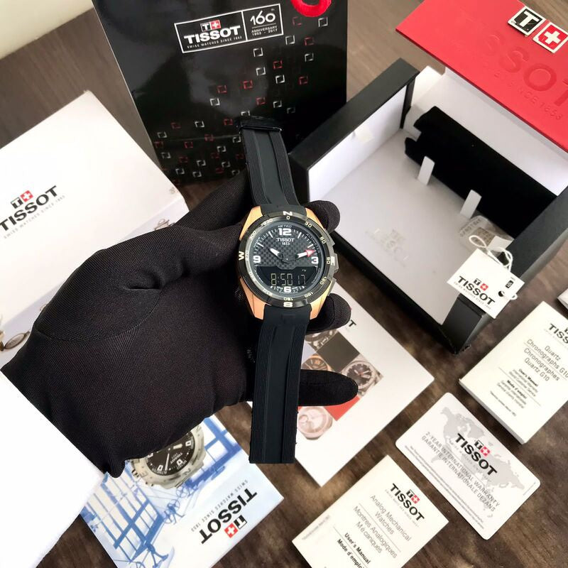 Tissot T-Touch Solar Pathfinder – Rose Gold Compass Edition
