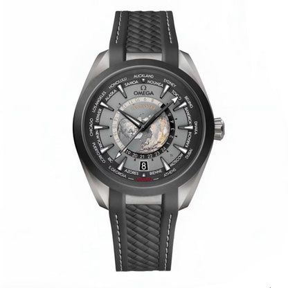 Omega Seamaster Worldtimer TerraLux – Black Rubber Edition