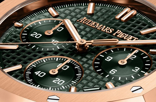 Audemars Piguet Royal Oak Chronograph – Rose Gold Green Dial Edition