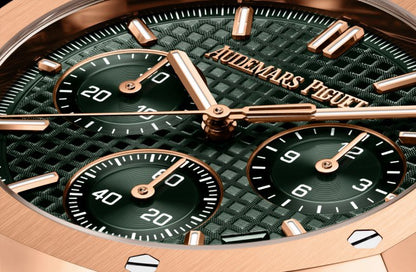 Audemars Piguet Royal Oak Chronograph – Rose Gold Green Dial Edition