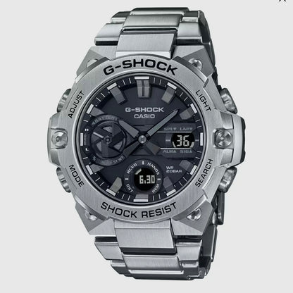Casio Gshock G-Steel GST-B400 Stainless Steel Grey Dial Men’s Watch