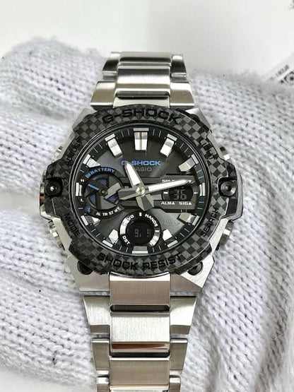 Casio Gshock G-Steel GST-B400 Stainless Steel Black Dial Men’s Watch
