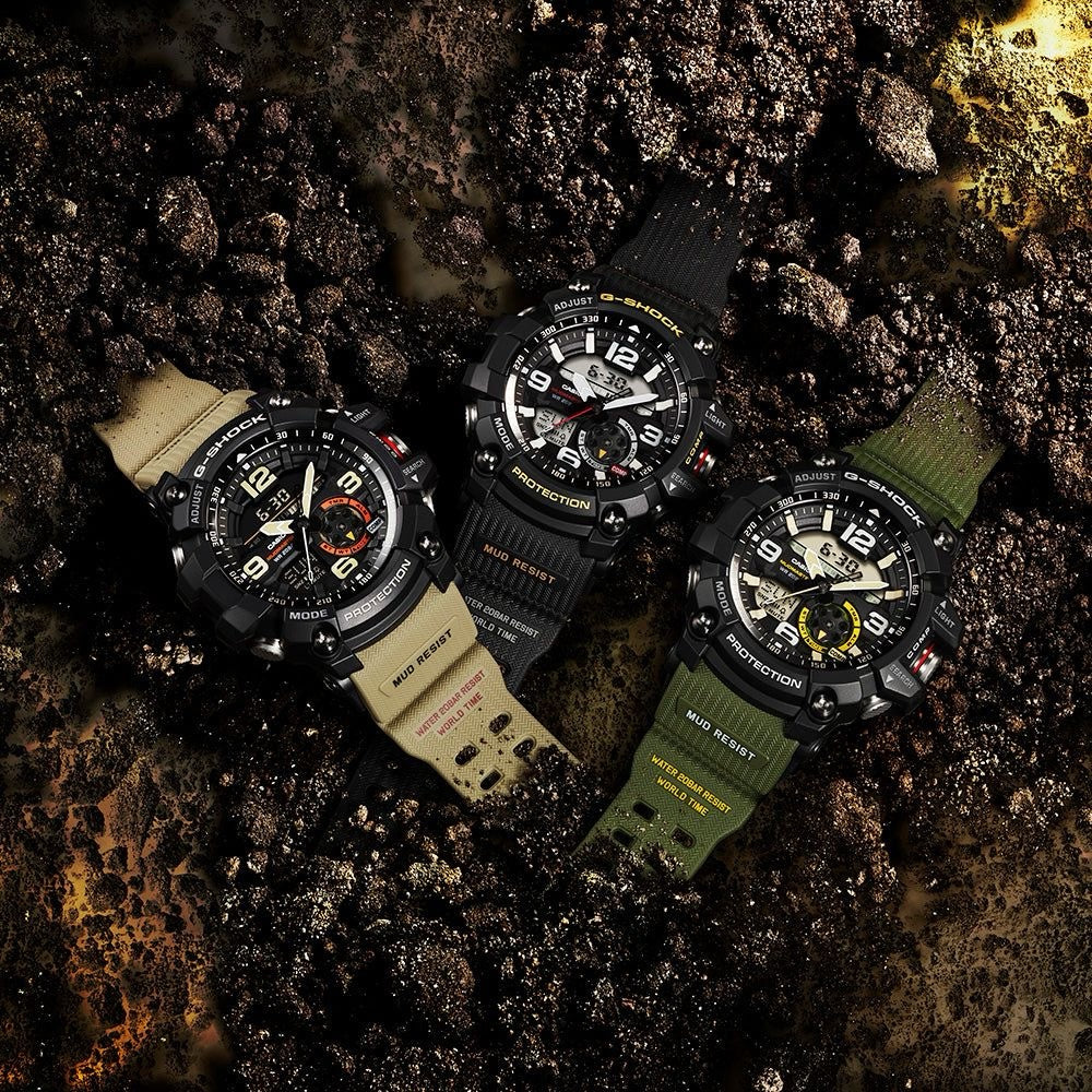 Casio G-Shock Mudmaster GG-1000-1ADR Black Analog-Digital Dial Black Resin Strap Men’s Watch G660