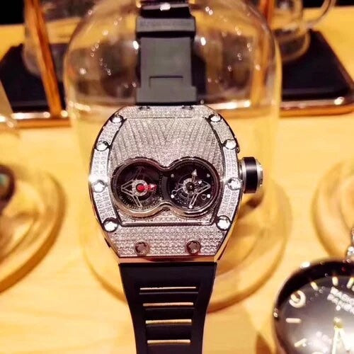Richard Mille Diamond Tonneau – Dual Dial Skeleton Edition
