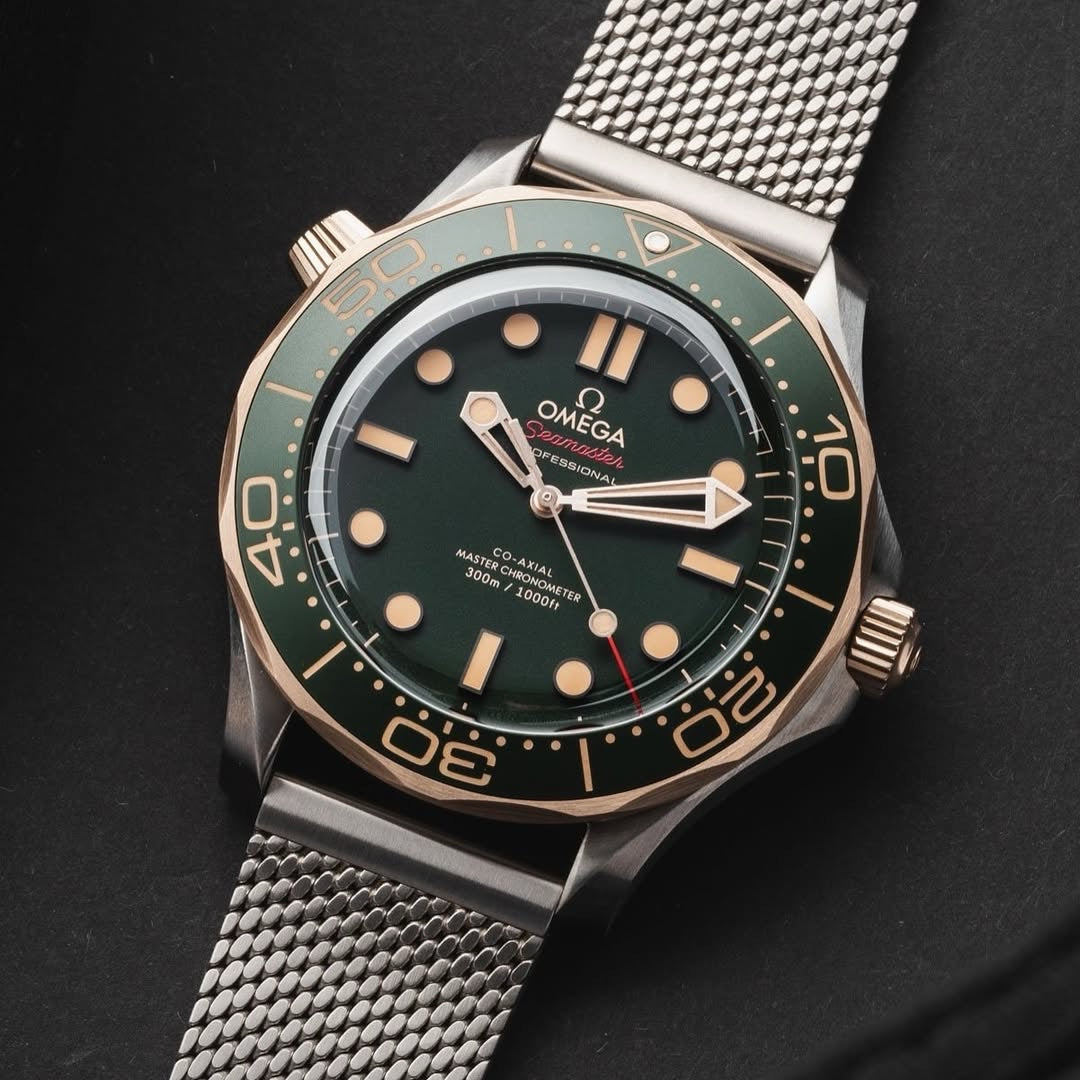 Omega Seamaster Bronze Gold Japanese Automatic Men’s Watch